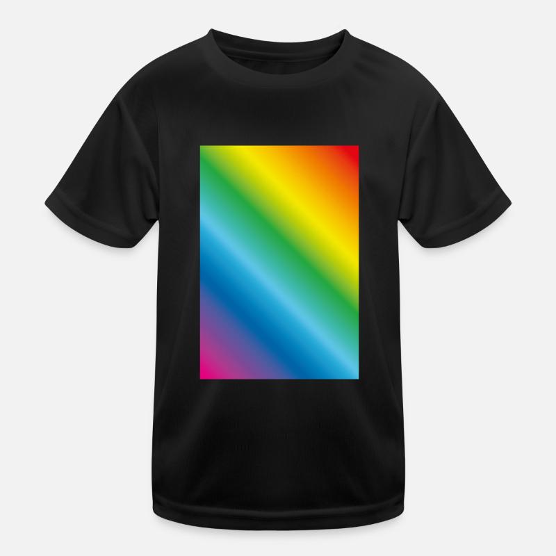 Rainbow Flow Kids Functional T-Shirt