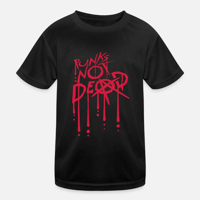 punks pas mort citation T-shirt sport Enfant