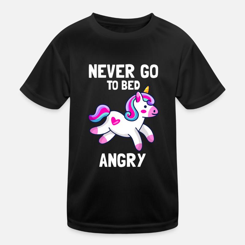 süßes Einhorn Design Kinder Funktions-T-Shirt
