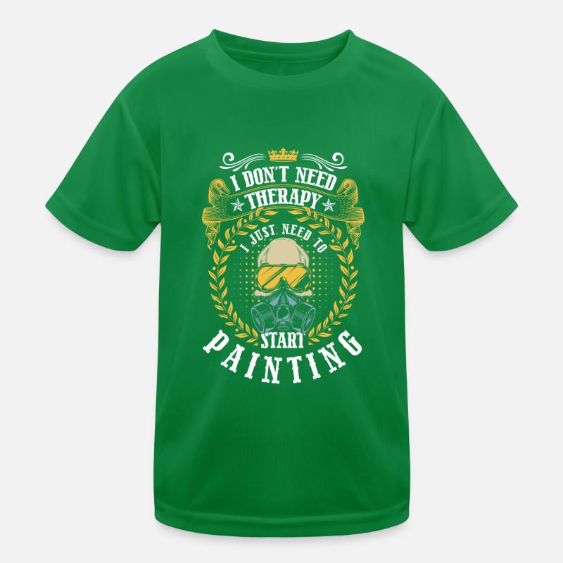 Artiste Spray Can Color Painter T-shirt sport Enfant