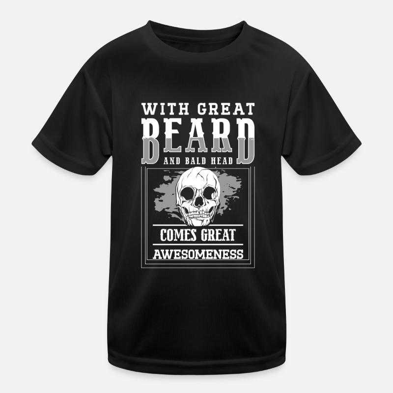 Hairstyle Bald Head Kids Functional T-Shirt