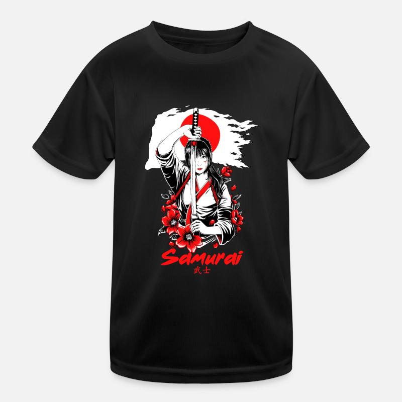 Japan Samurai Anime Kinder Funktions-T-Shirt
