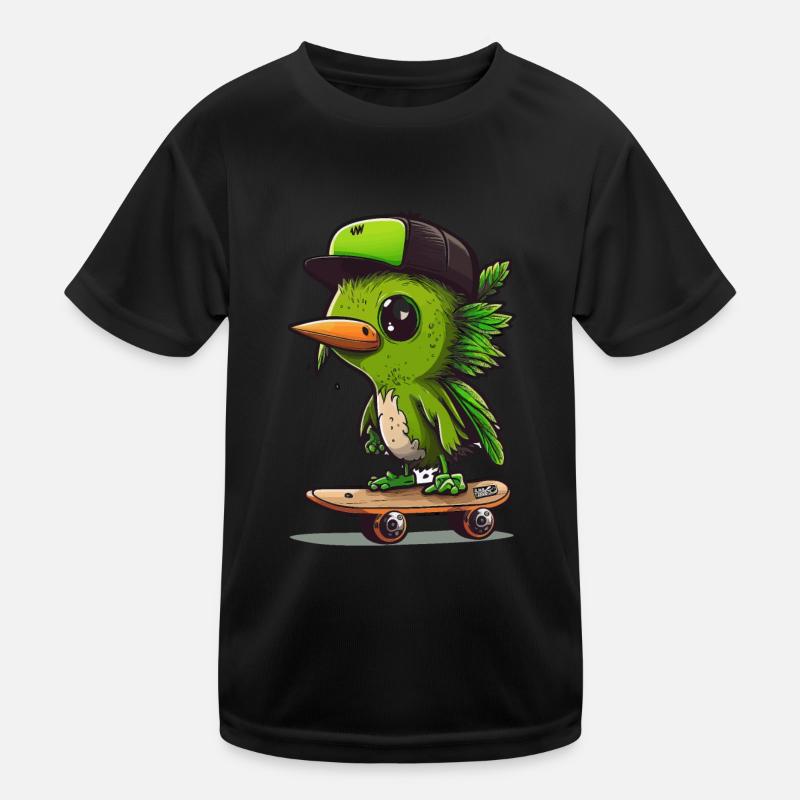 Kiwi Kickflips Kids Functional T-Shirt