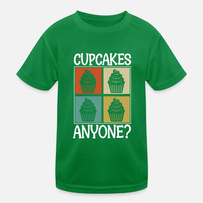 Retro Baking Pastry Chef Cool Cupcakes Anyone Kinder Funktions-T-Shirt