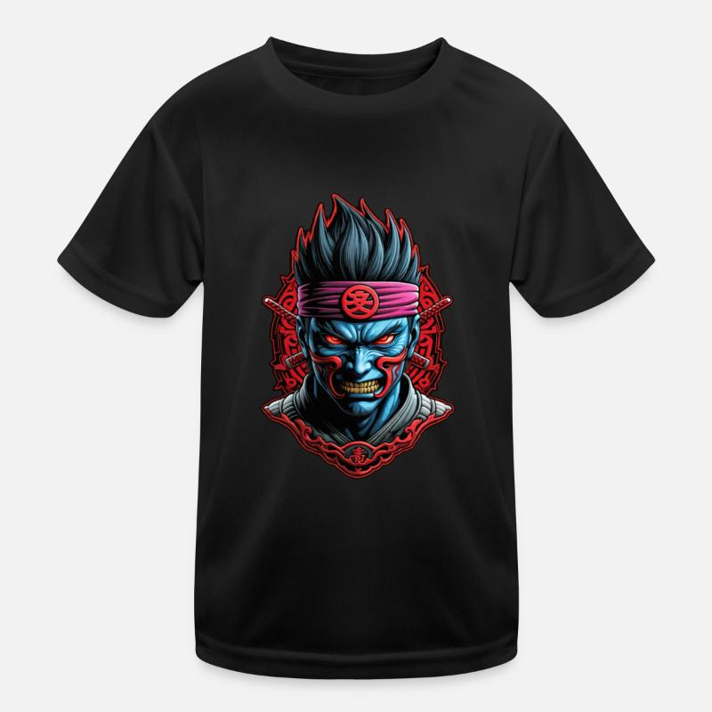Samurai-Krieger - Japan - Dämon Kinder Funktions-T-Shirt