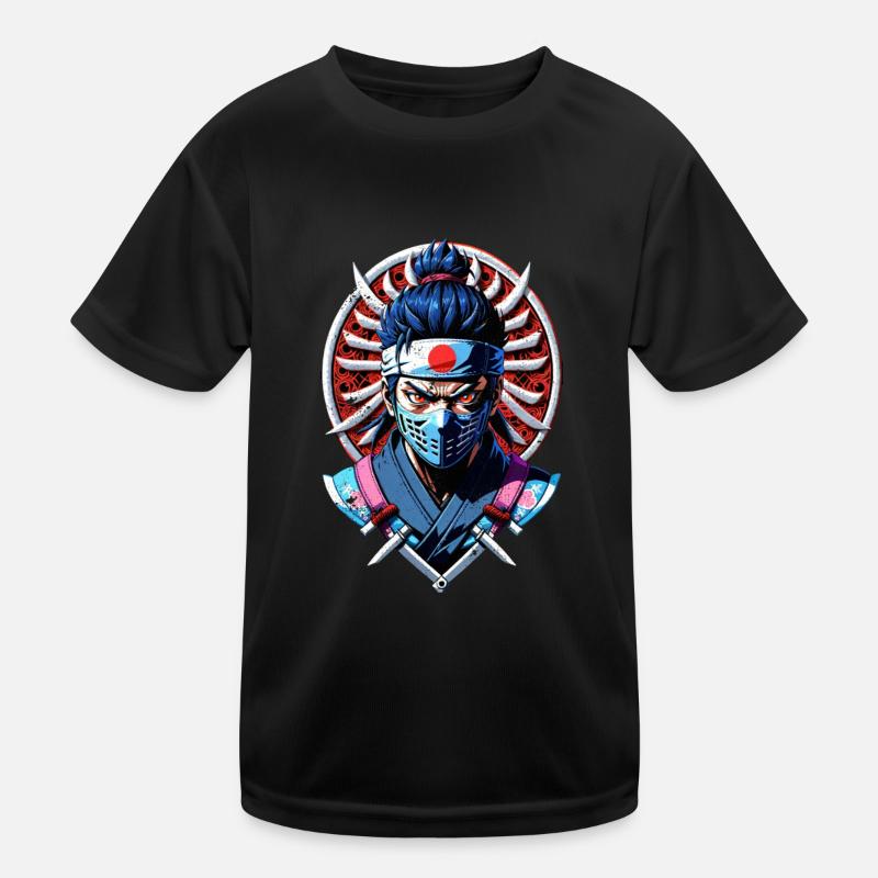 Samurai Warrior - Japan Kids Functional T-Shirt