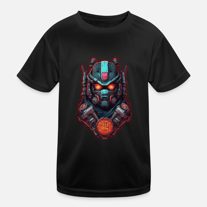 Samurai Warrior - Japan - Roboter Kinder Funktions-T-Shirt