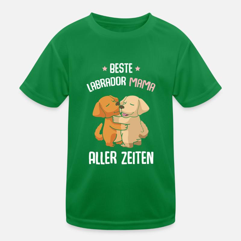 Beste Labrador Mama Kinder Funktions-T-Shirt
