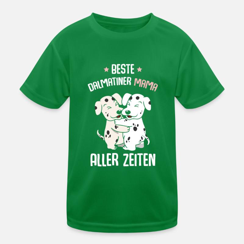 Beste Dalmatinermama Kinder Funktions-T-Shirt