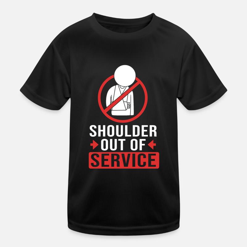 Broken Arm Bone Fracture Kids Functional T-Shirt