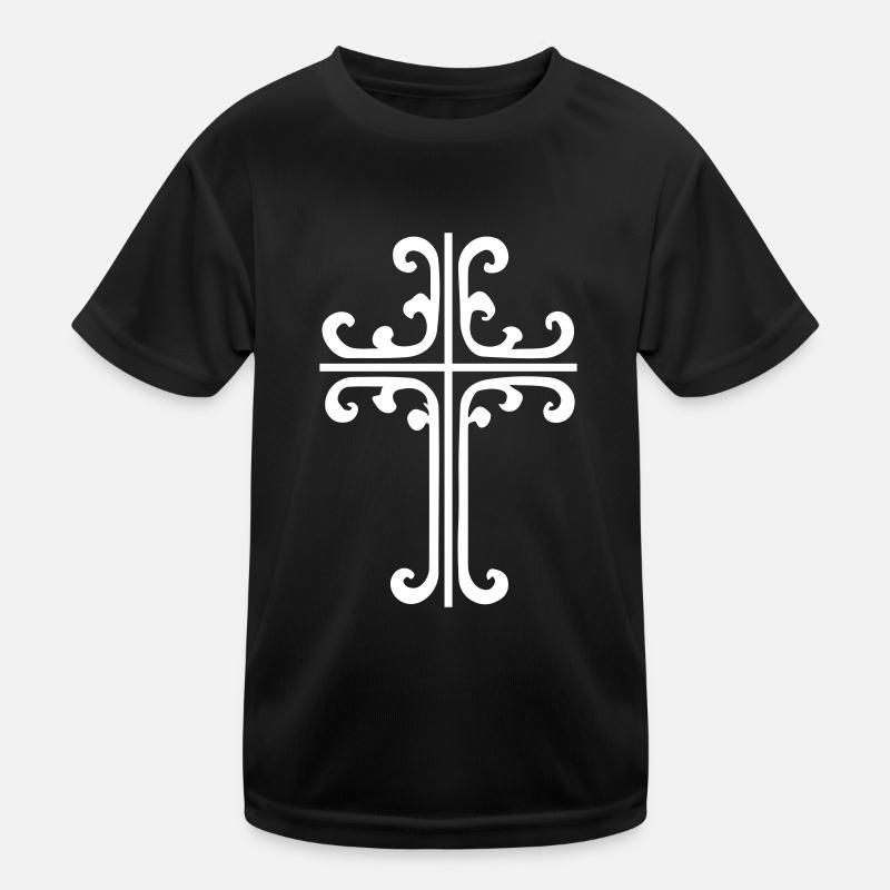 Cross Ornament Kids Functional T-Shirt