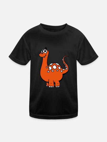 Dino 3c - T-shirt sport Enfant - noir - Devant