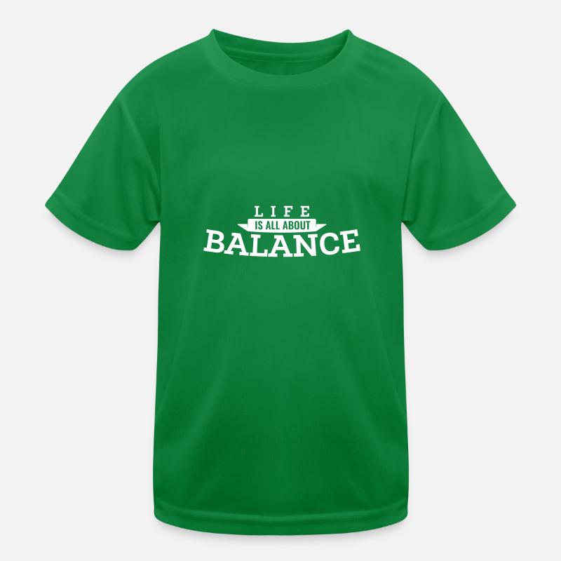 Vélo équilibre style de vie blanc cadeau cool T-shirt sport Enfant