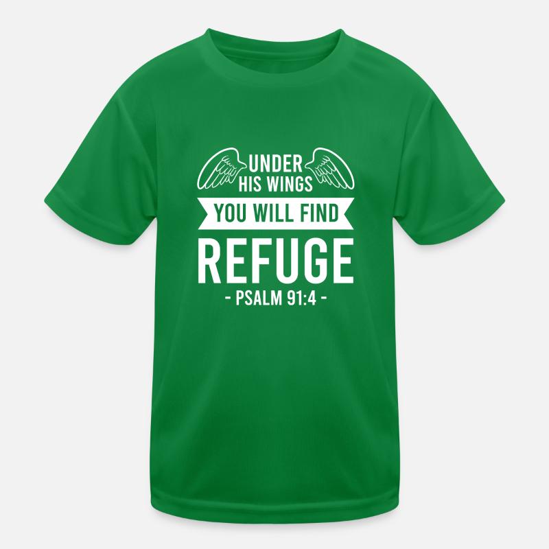 Bible Bible Psaume 91 4 T-shirt sport Enfant