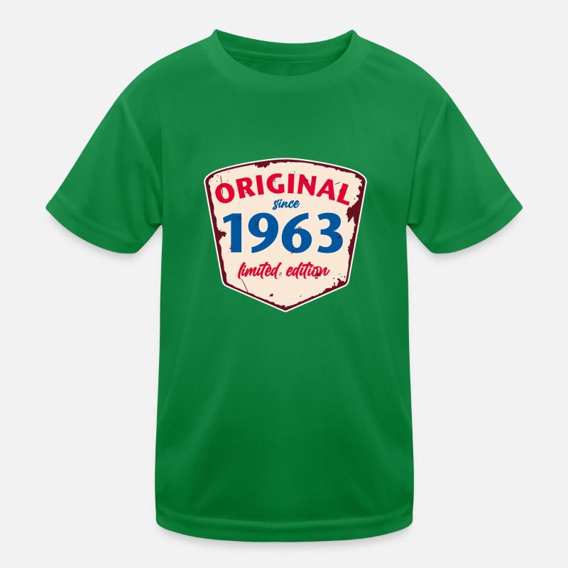1963 Blechschild - édition chaulée - Millésime T-shirt sport Enfant