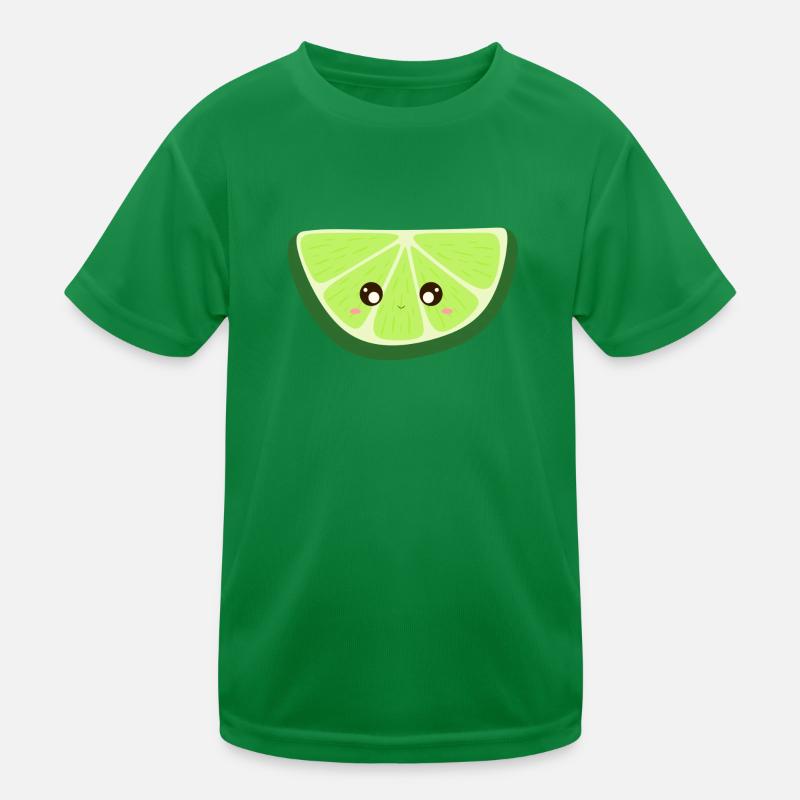 kawaii lime Kids Functional T-Shirt