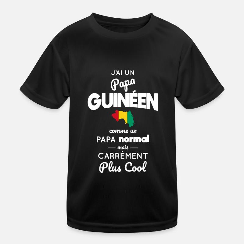 J'ai un papa Guinéen plus cool T-shirt sport Enfant