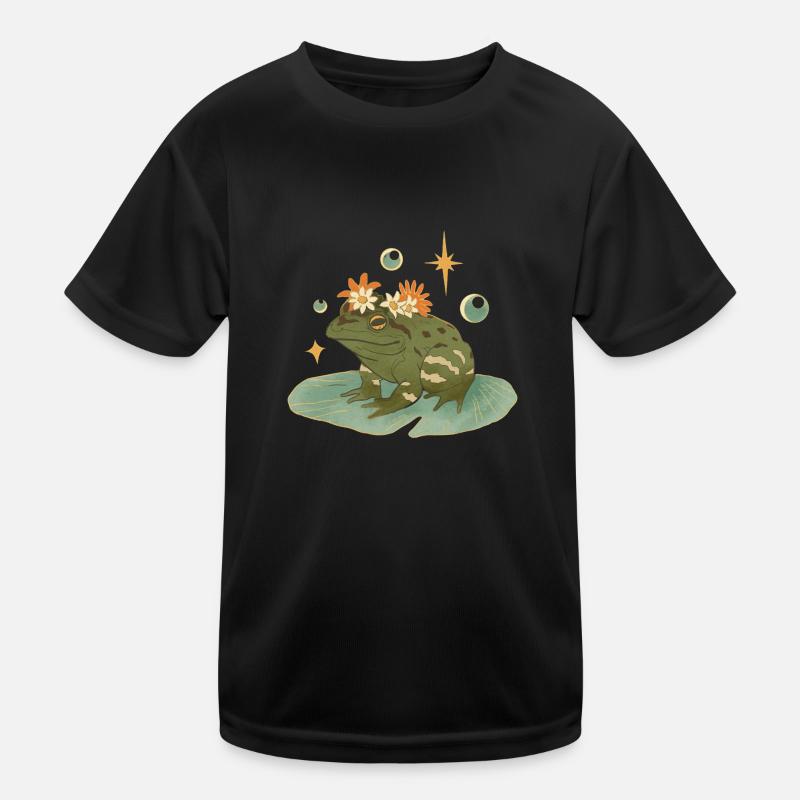Frog Imprint Kids Functional T-Shirt