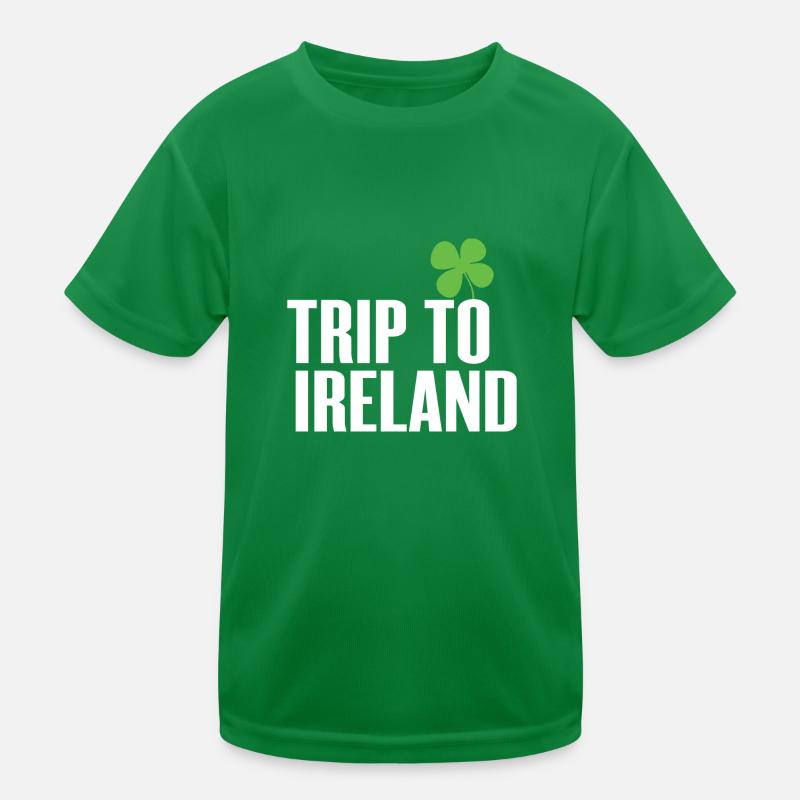 Reise nach Irland Kinder Funktions-T-Shirt