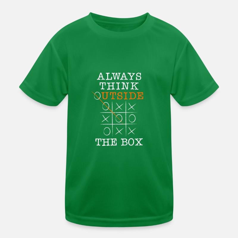 Think outside the box Kinder Funktions-T-Shirt