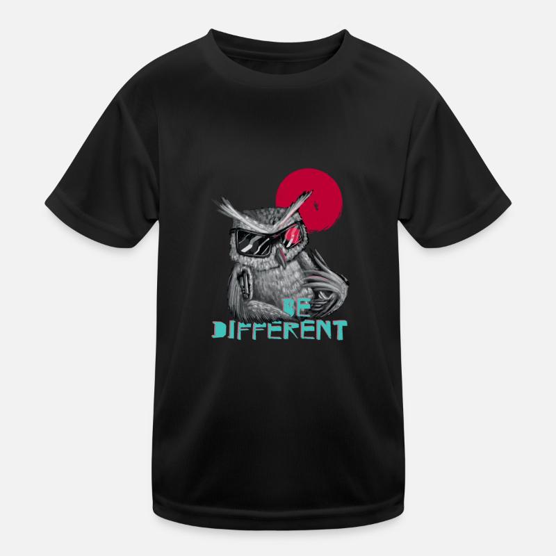 Be different Eule - einzigartig & besonders Kinder Funktions-T-Shirt