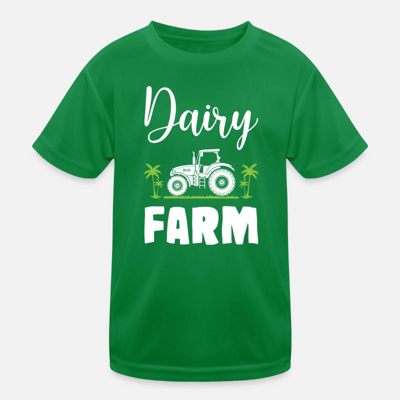 Dairy Farm Kinder Funktions-T-Shirt