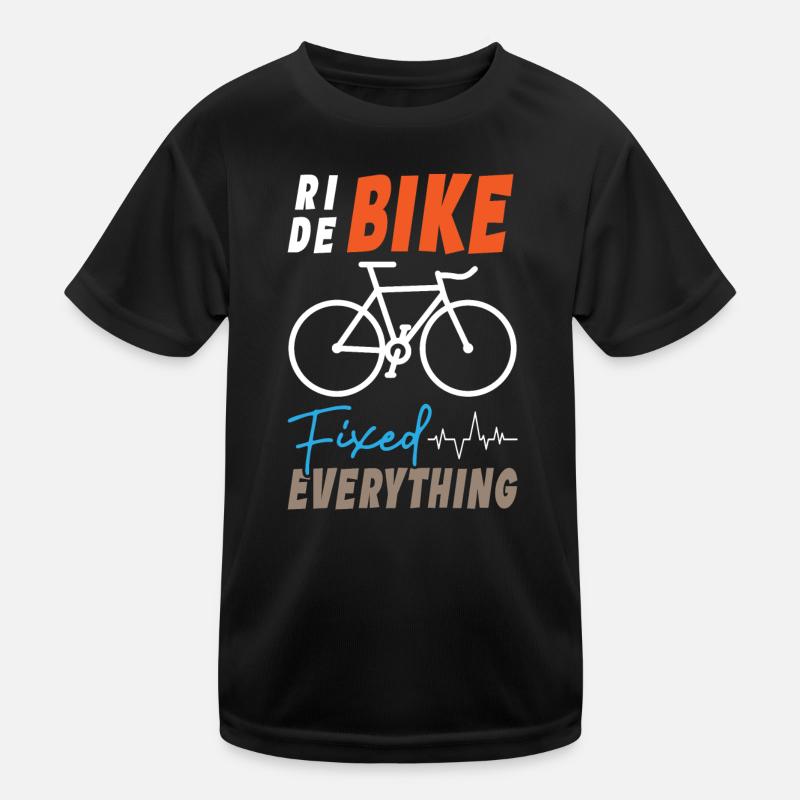 Ride Bike Fixed Everything Kinder Funktions-T-Shirt
