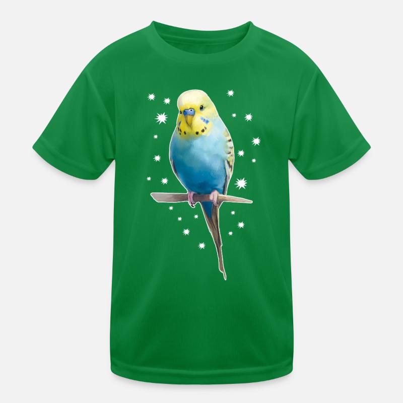 Budgie Stars Kids Functional T-Shirt