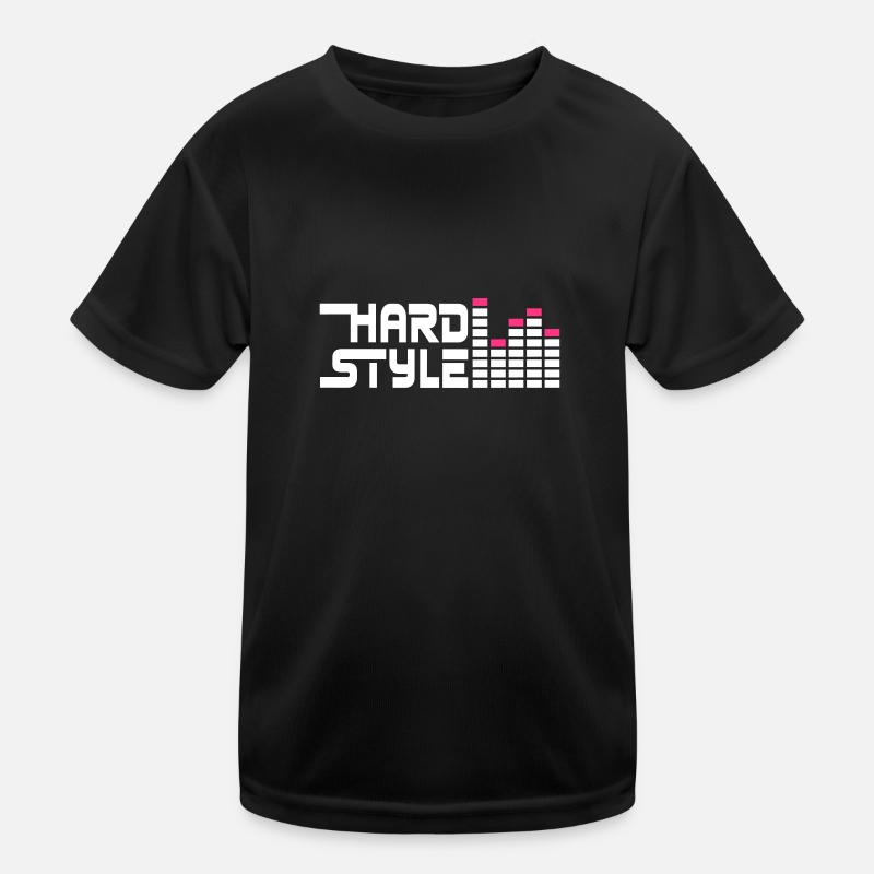 hard style hardstyle equalizer DE Kinder Funktions-T-Shirt