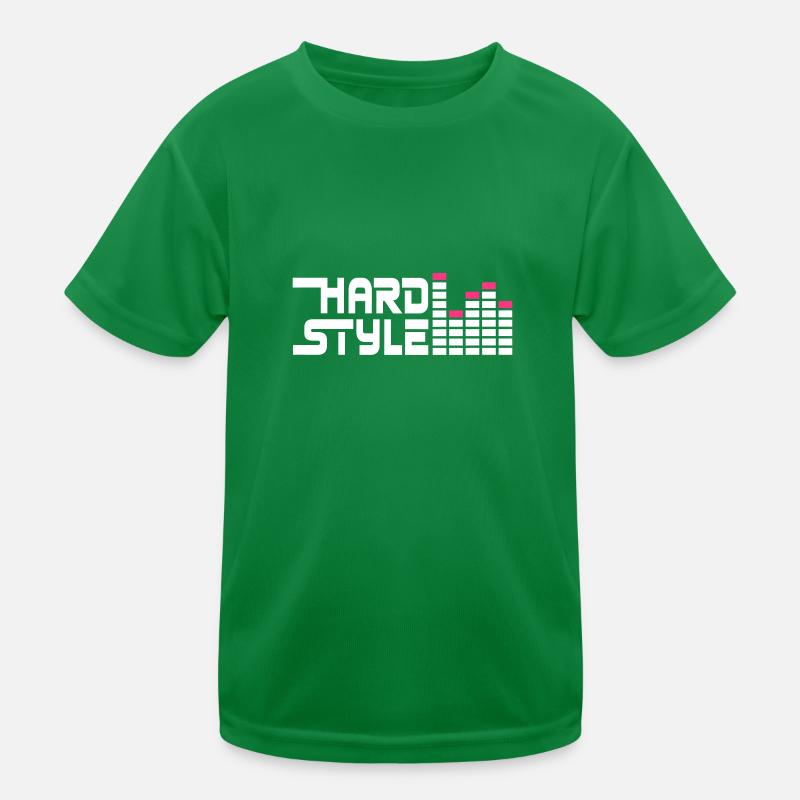 hard style hardstyle equalizer DE Kinder Funktions-T-Shirt