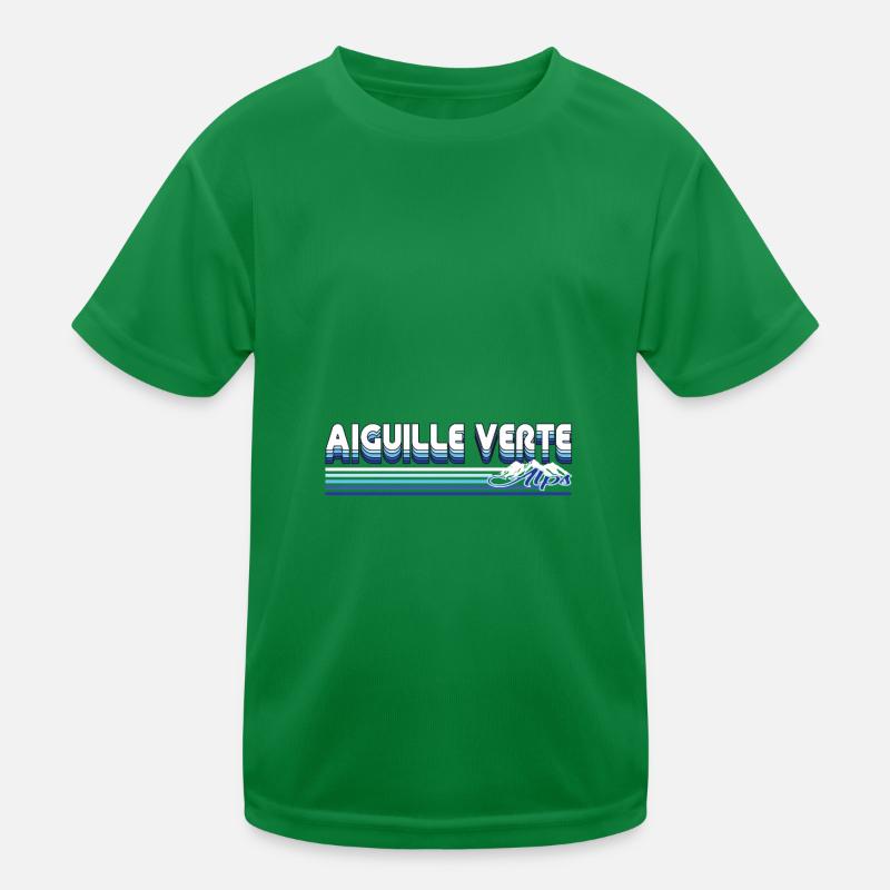 Aiguille Verte – Majesté des Alpes françaises T-shirt sport Enfant