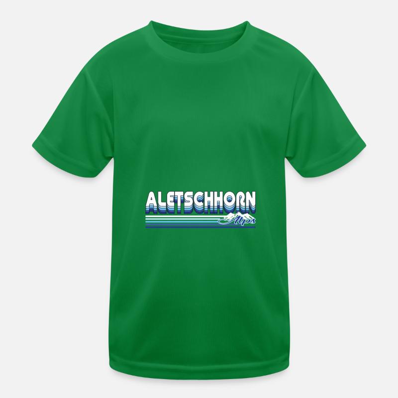 Aletschhorn – Wächter des ewigen Eises Kinder Funktions-T-Shirt
