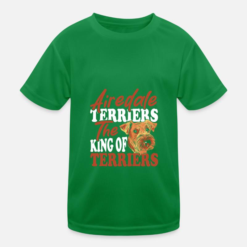 Airedale Rescue Terrier Airedale Terrier Kinder Funktions-T-Shirt