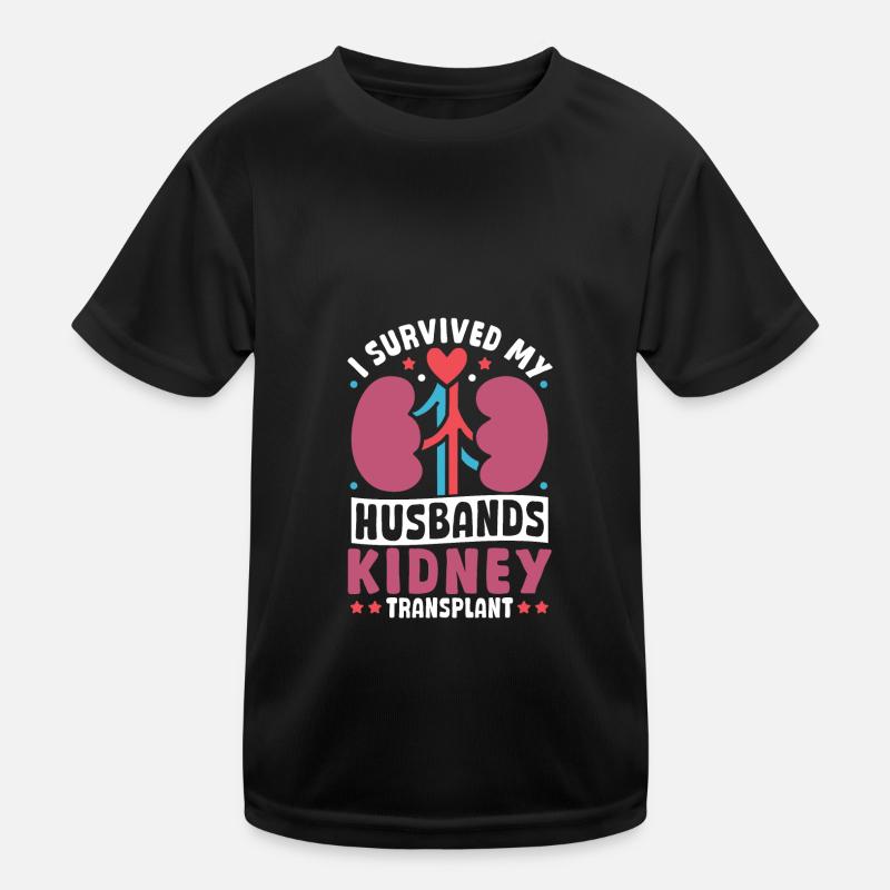 J’ai la greffe de rein de mon mari T-shirt sport Enfant