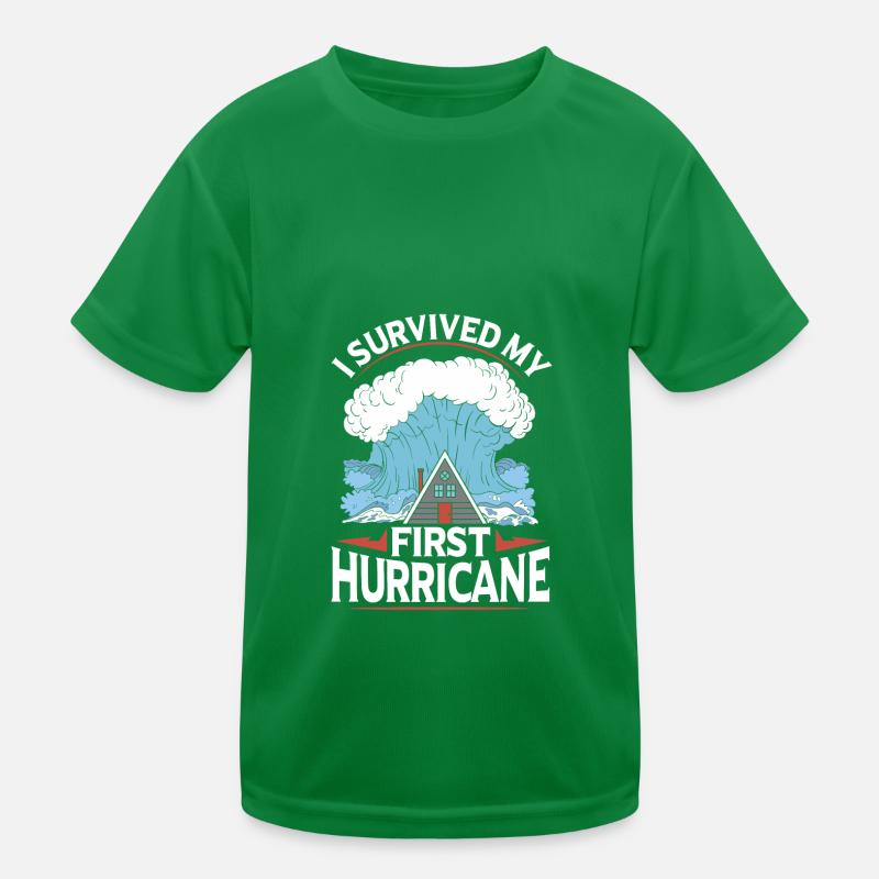 Wind, Storm, Storm, Cyclone, Hurricane Kids Functional T-Shirt