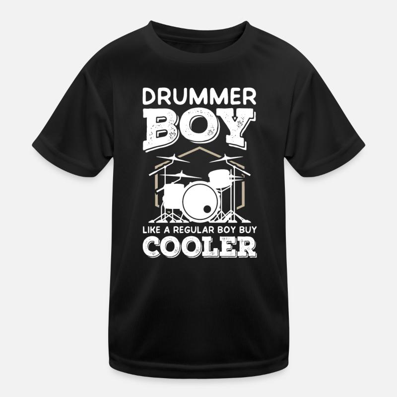 Drummer Boy Kinder Funktions-T-Shirt