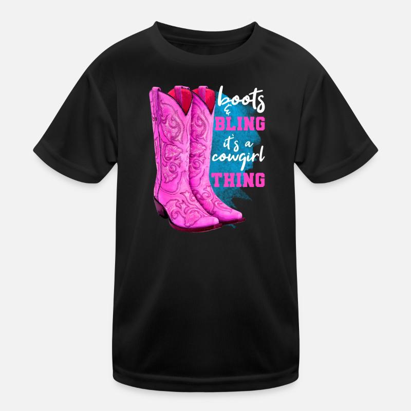 Bottes et Bling T-shirt sport Enfant