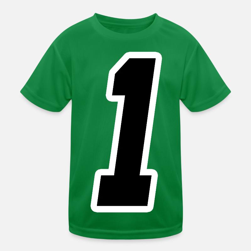 Nummer Eins 1 Kinder Funktions-T-Shirt