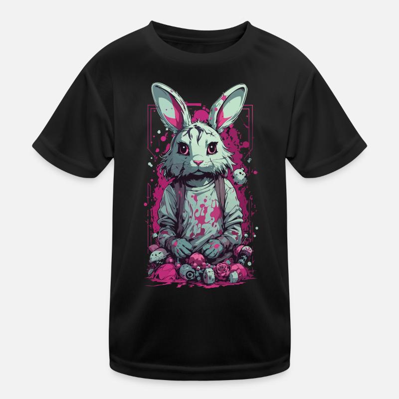 Gothic  Horror Splatter Art - Kids Functional T-Shirt - black