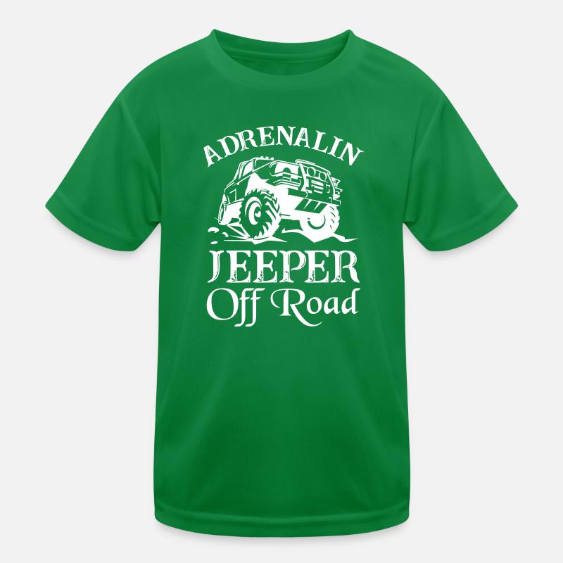 Adrenalin Jeeper Off Road Kinder Funktions-T-Shirt