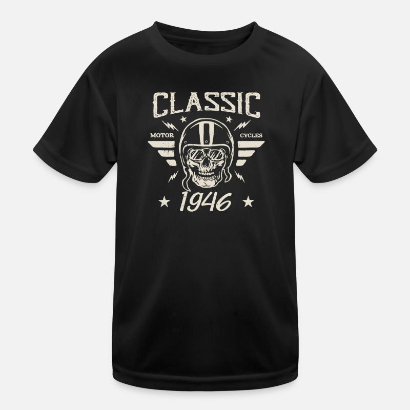 Vintage Classic Birthday Gift Born in 1946 Kids Functional T-Shirt