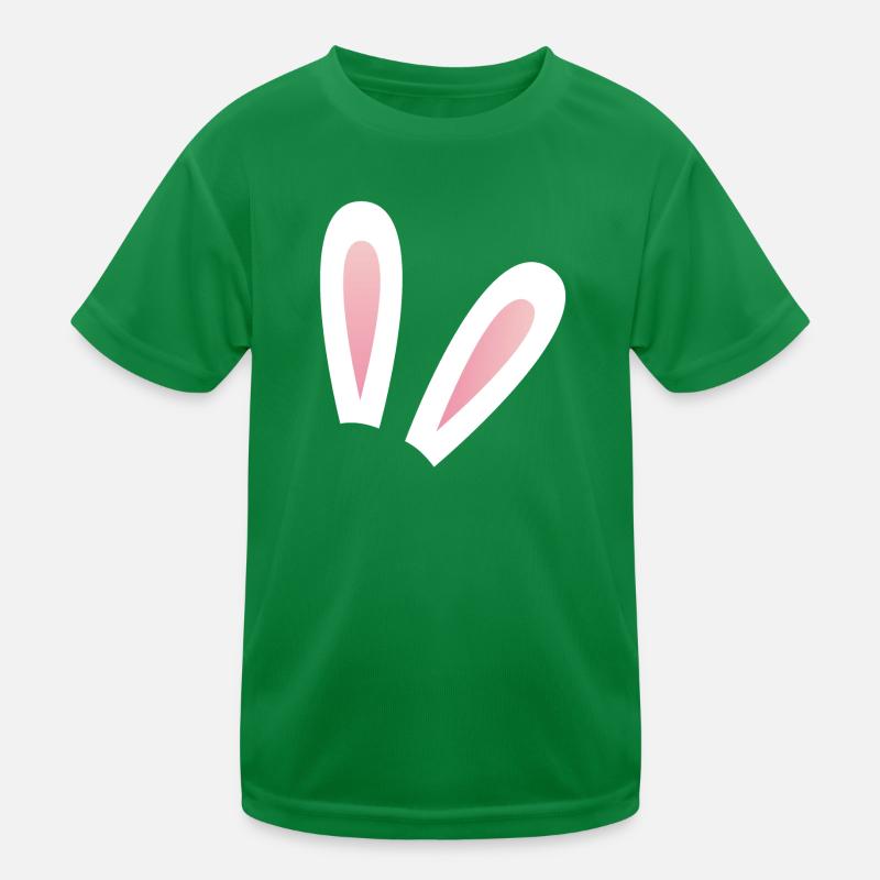 Hasenohren Kinder Funktions-T-Shirt