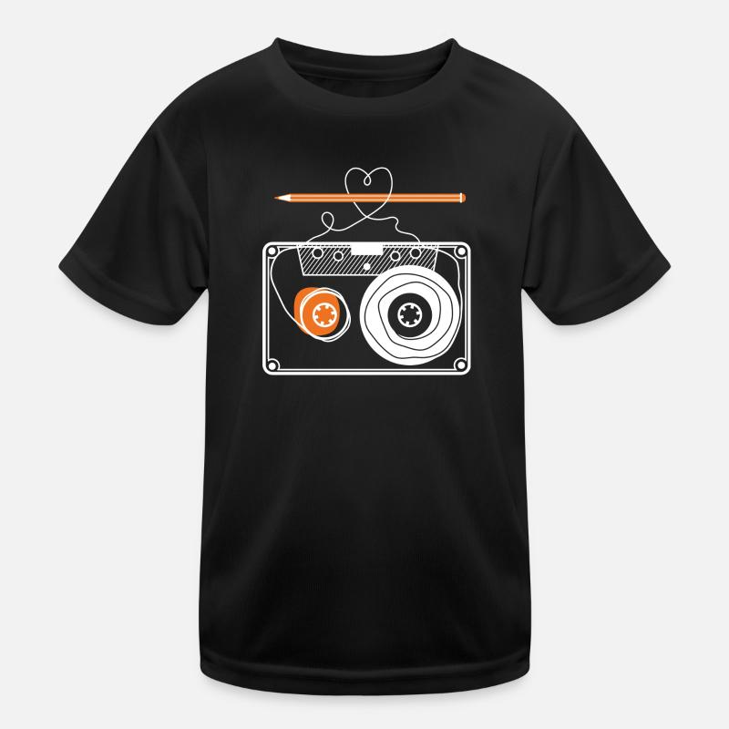 Cassette with pencil Kids Functional T-Shirt