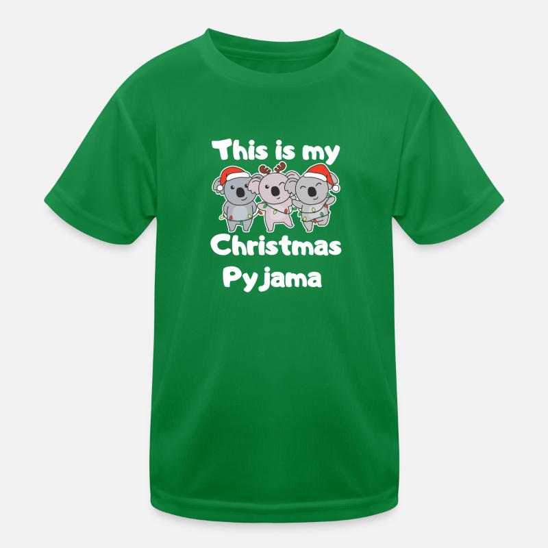 Koala Arbre de Noël Pyjama de Noël T-shirt sport Enfant