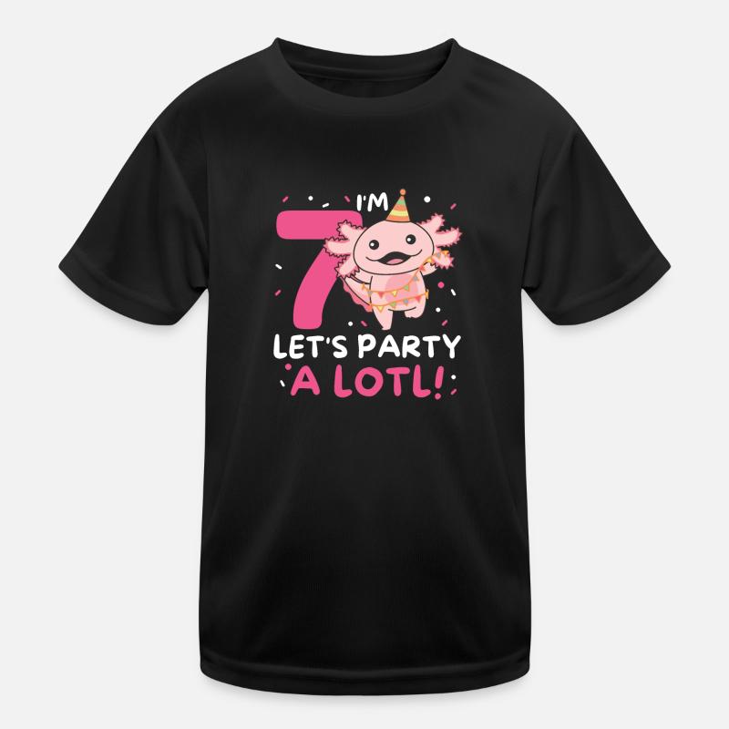 7ème anniversaire axolotl sept ans axolotls sucrés T-shirt sport Enfant