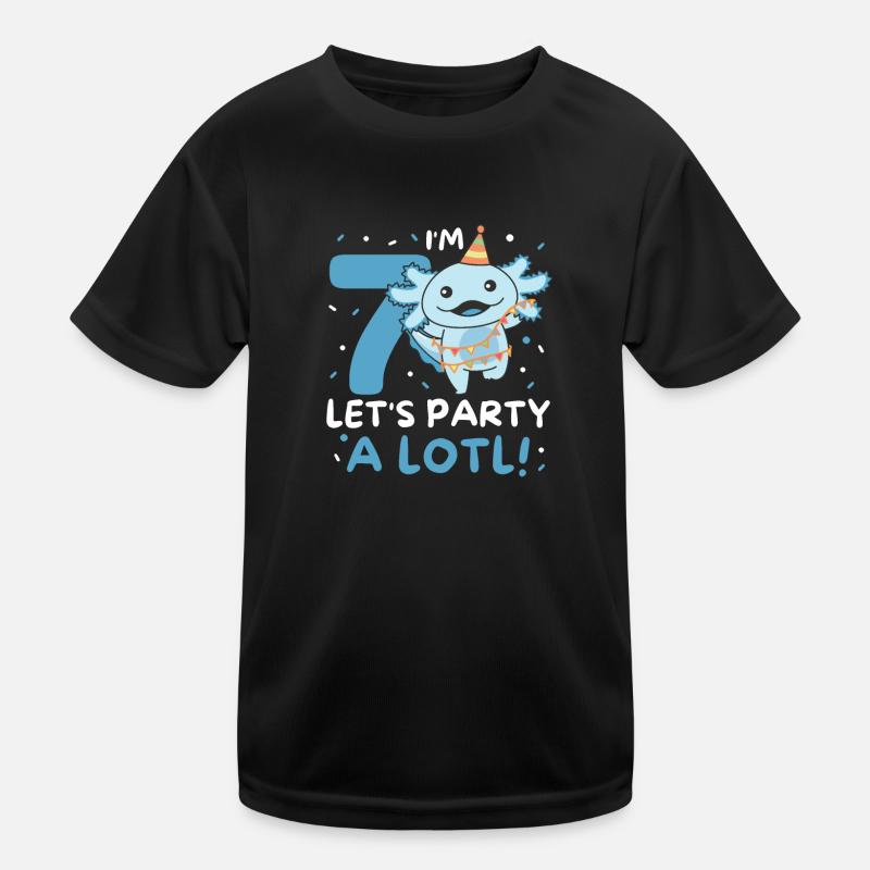 7ème anniversaire axolotl sept ans axolotls sucrés T-shirt sport Enfant
