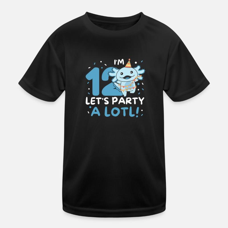 12ème anniversaire Axolotl douze ans doux Axolotls T-shirt sport Enfant