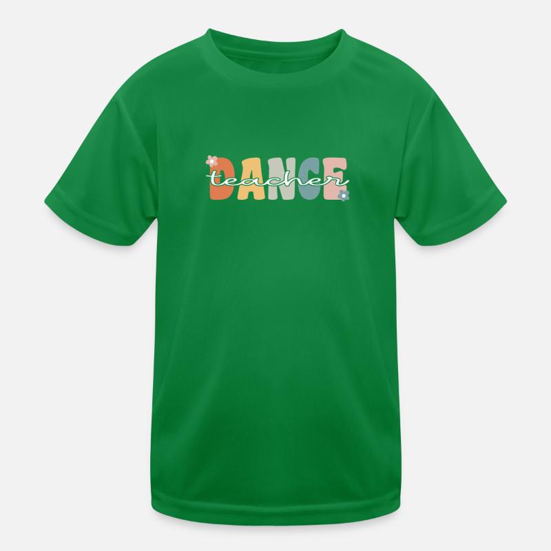 Professeur de danse Groovy Retro Professeur Cadeau T-shirt sport Enfant