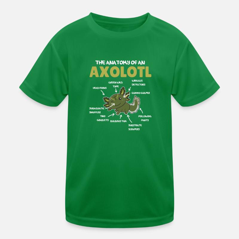 Axolotl Explication Anatomie d’un Axolotl T-shirt sport Enfant
