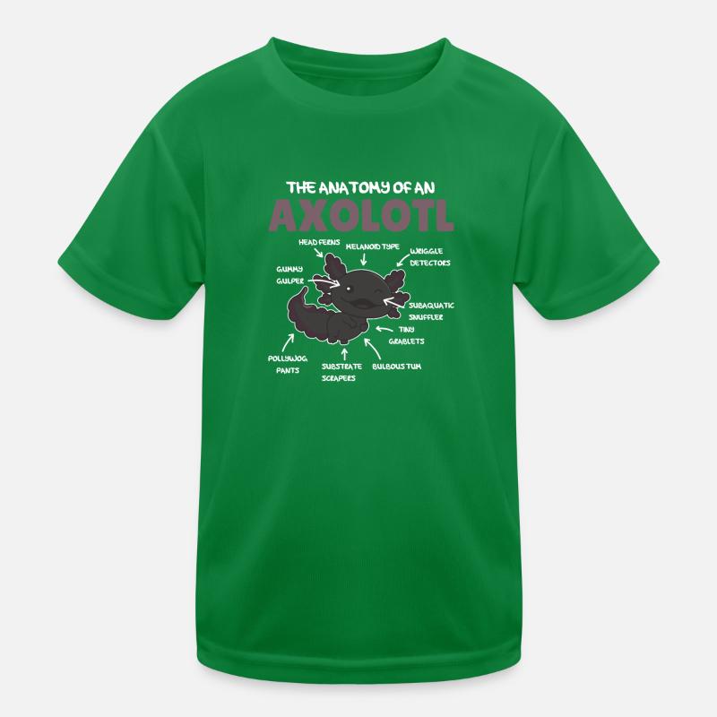 Axolotl Explication Anatomie d’un Axolotl T-shirt sport Enfant